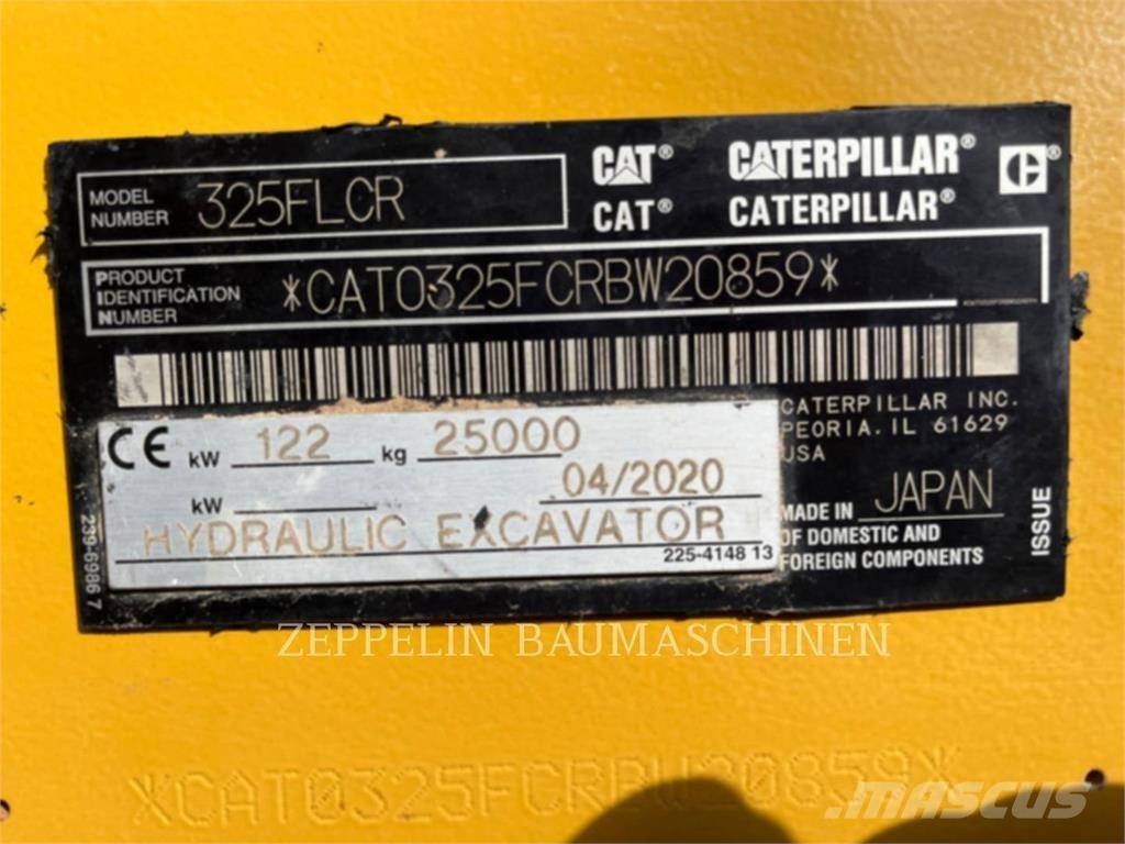 CAT 325FL Paletli ekskavatörler