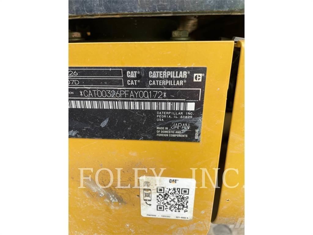 CAT 326-07 Paletli ekskavatörler