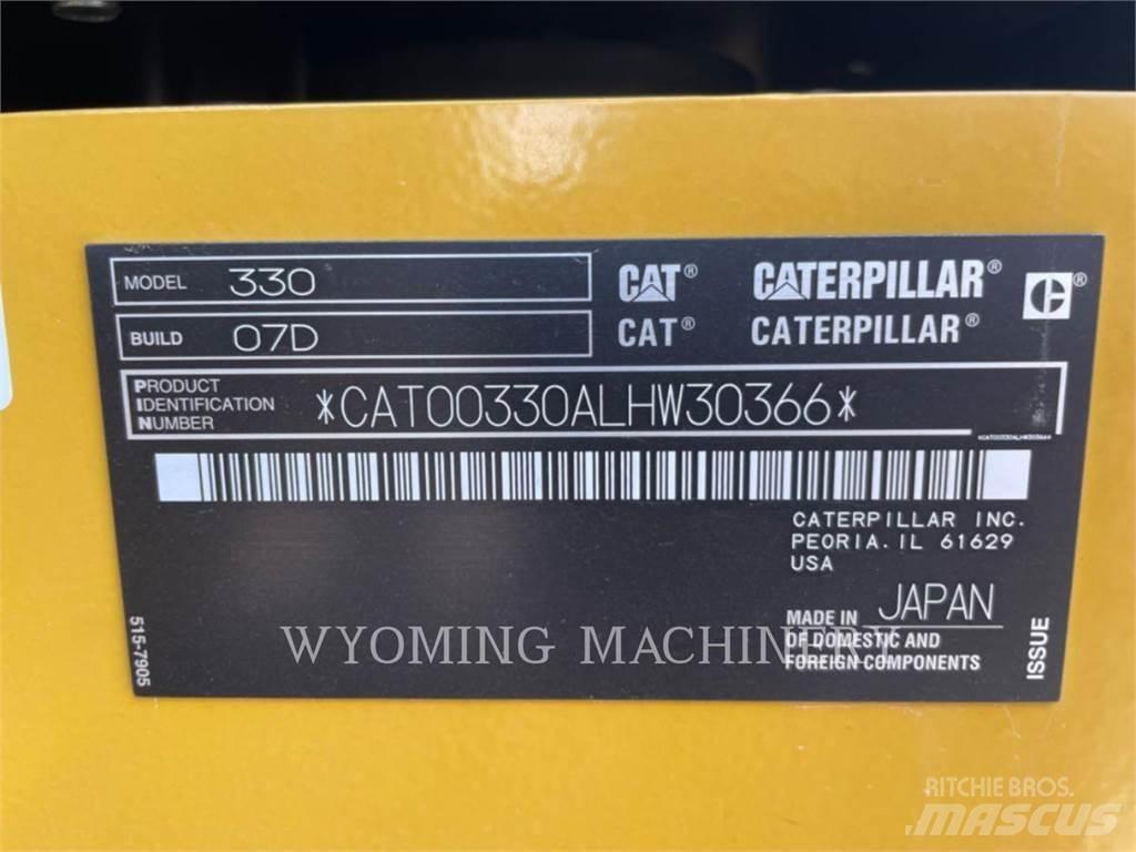 CAT 330 Paletli ekskavatörler