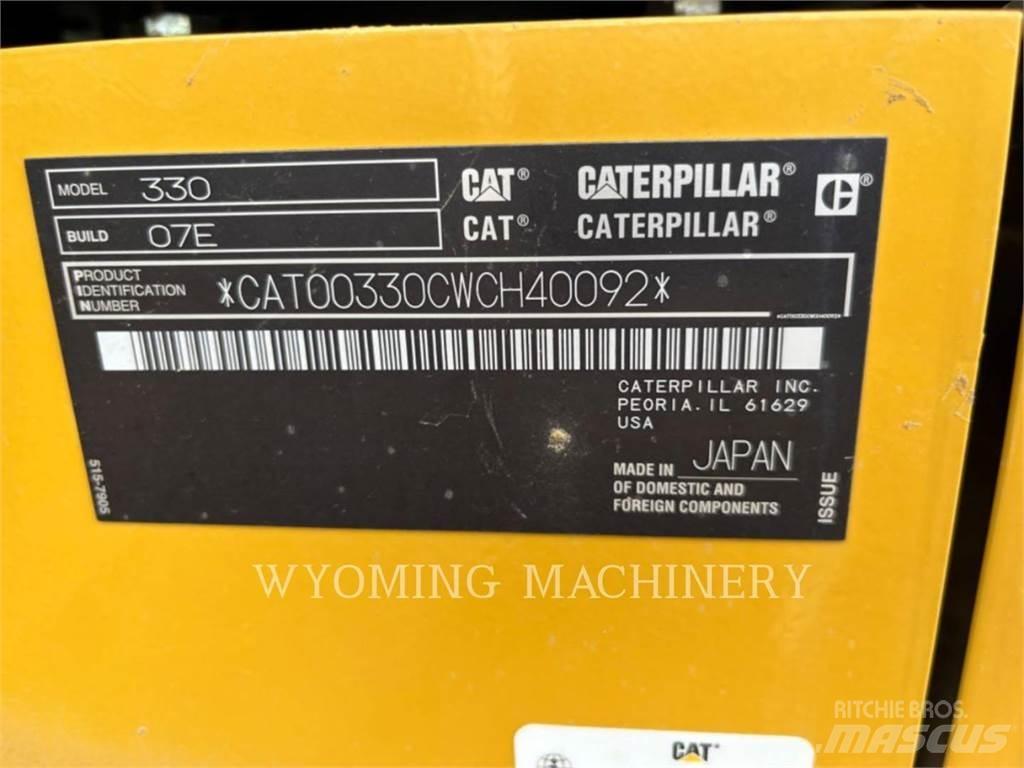 CAT 330 Paletli ekskavatörler