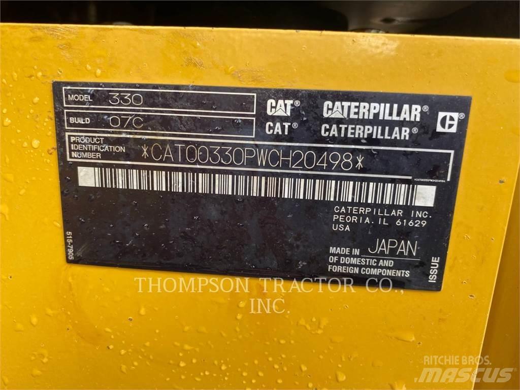 CAT 330 Paletli ekskavatörler