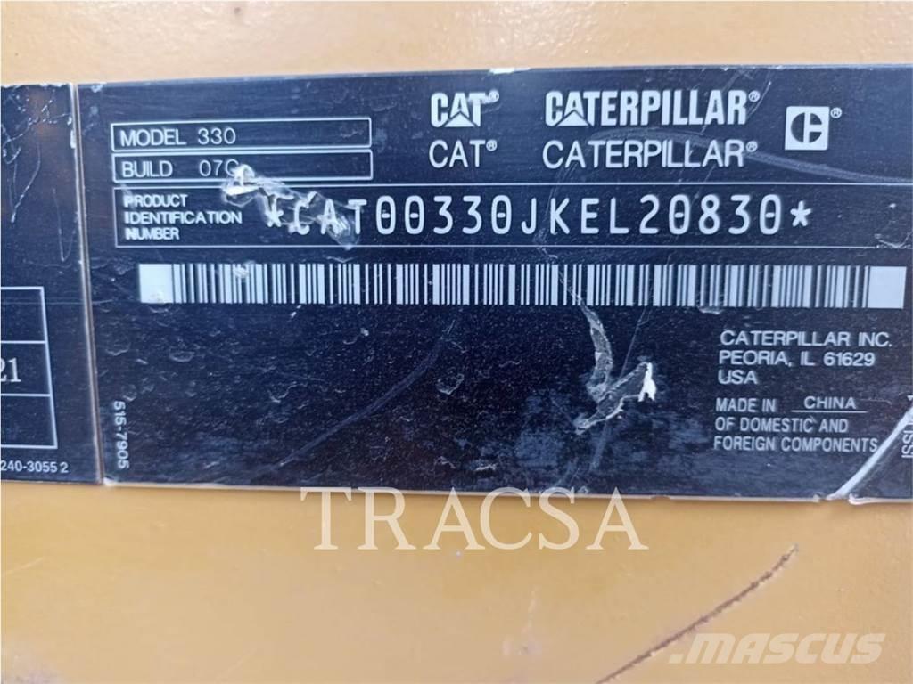 CAT 330 Paletli ekskavatörler