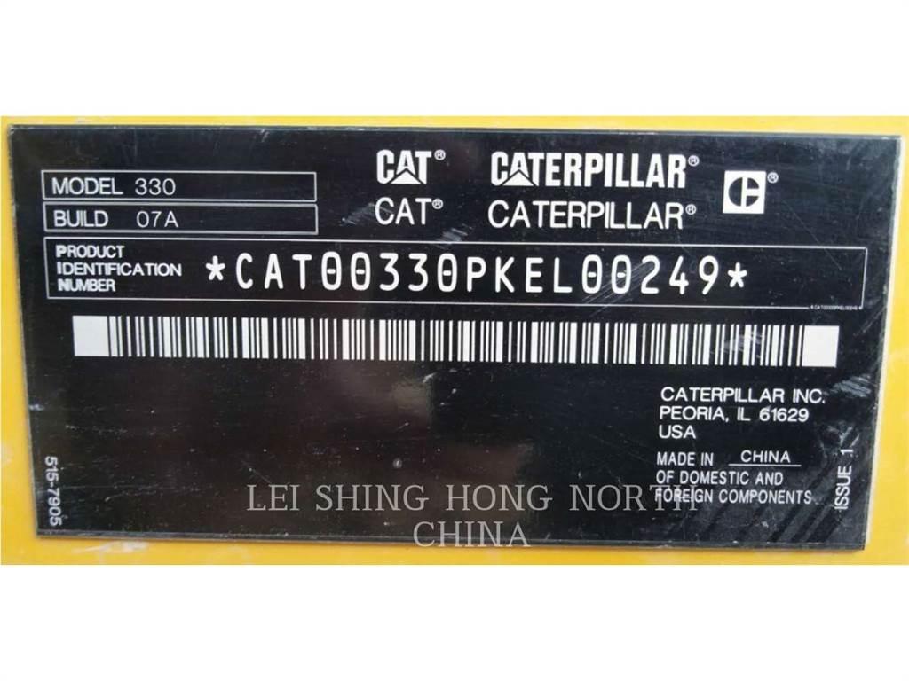 CAT 330-07 Paletli ekskavatörler