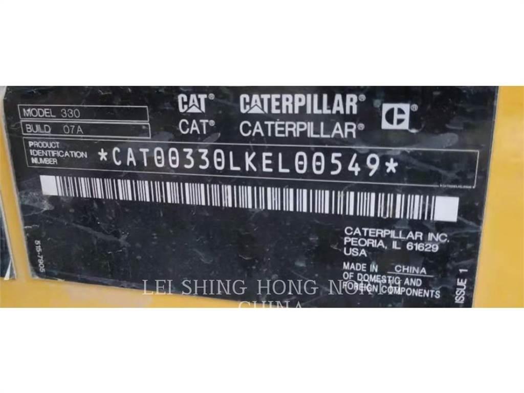 CAT 330-07 Paletli ekskavatörler