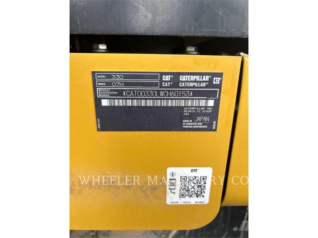CAT 330 CF Paletli ekskavatörler
