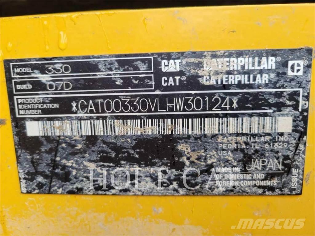 CAT 330 TC Paletli ekskavatörler