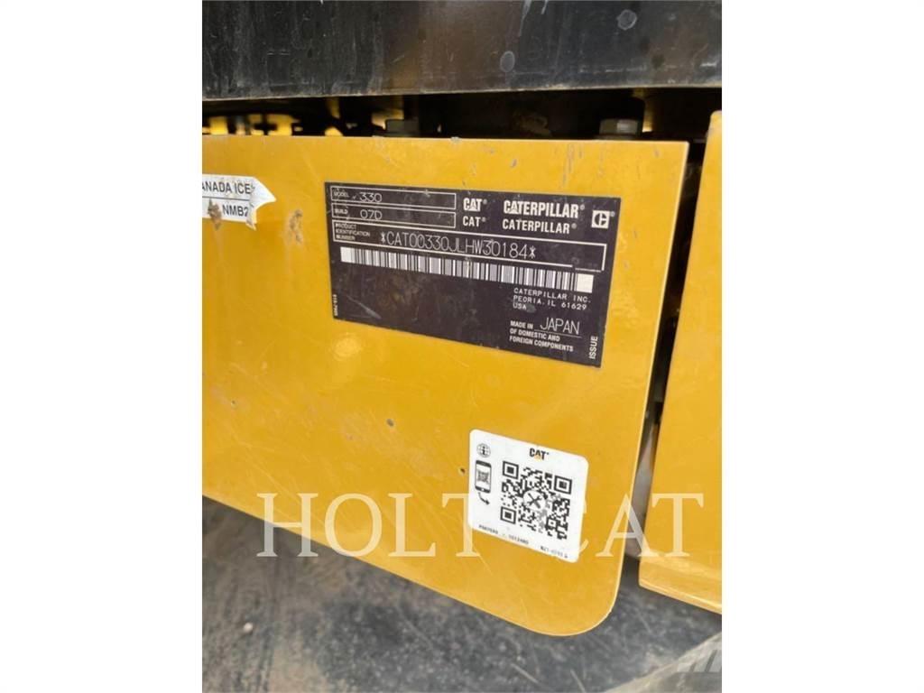 CAT 330 TC Paletli ekskavatörler
