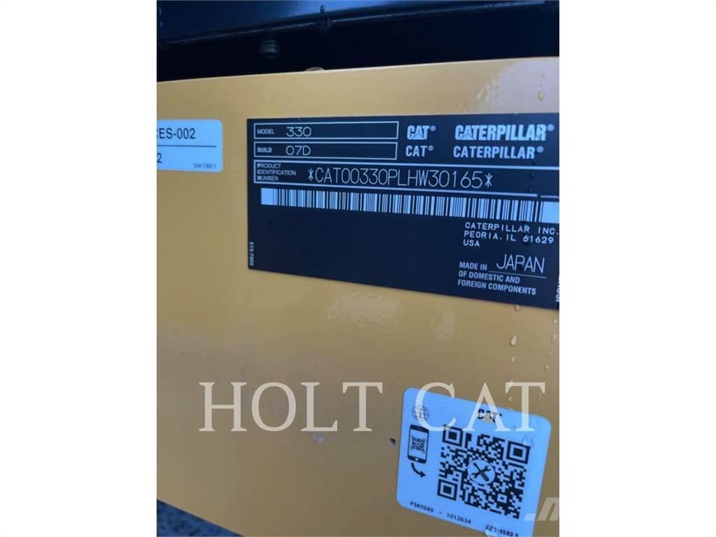 CAT 330 TC Paletli ekskavatörler