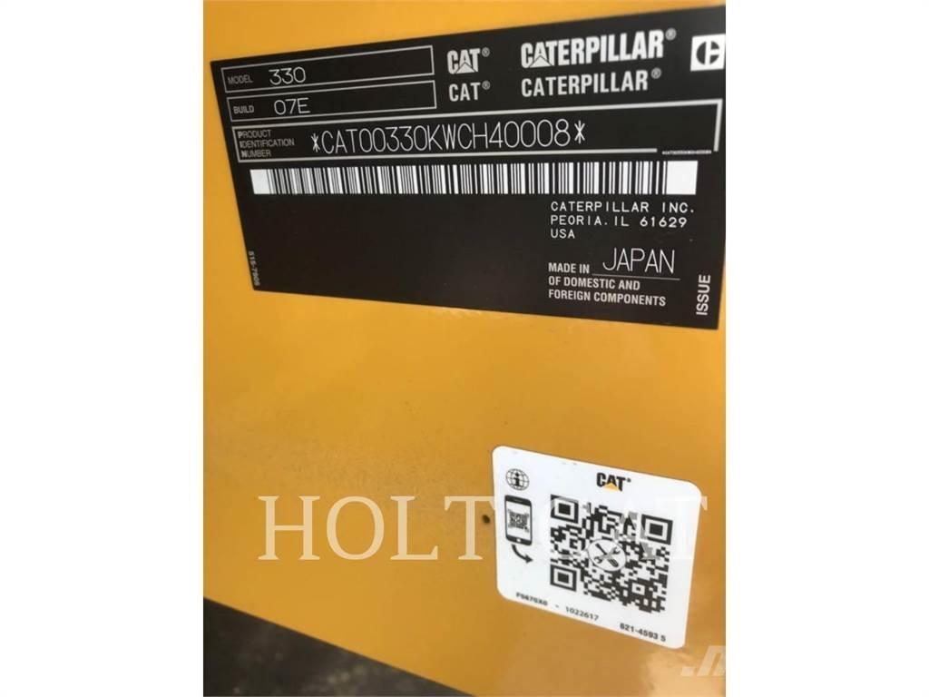 CAT 330 TC Paletli ekskavatörler