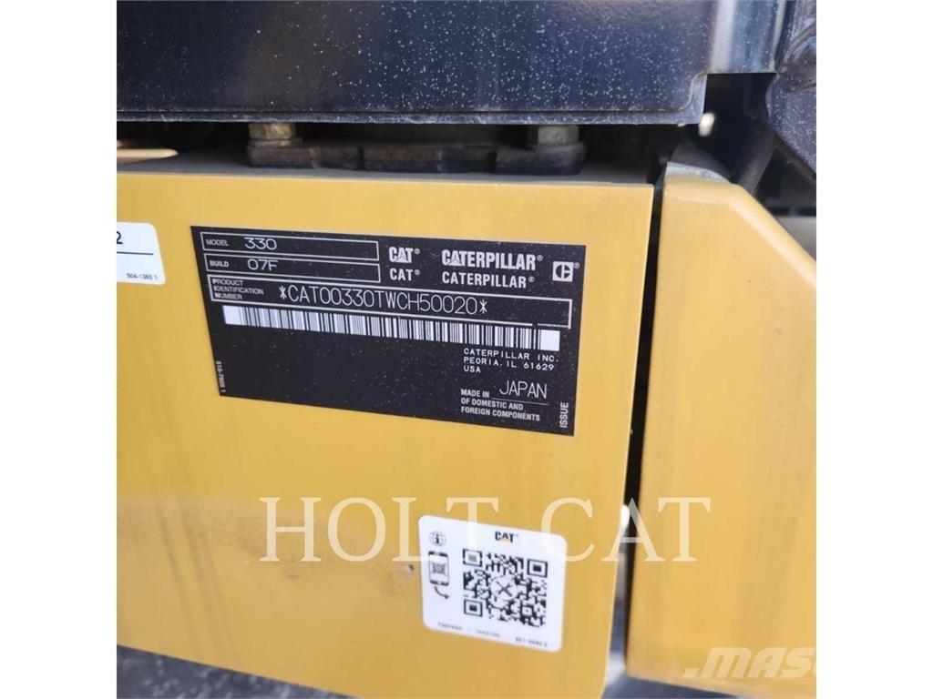 CAT 330 TC Paletli ekskavatörler