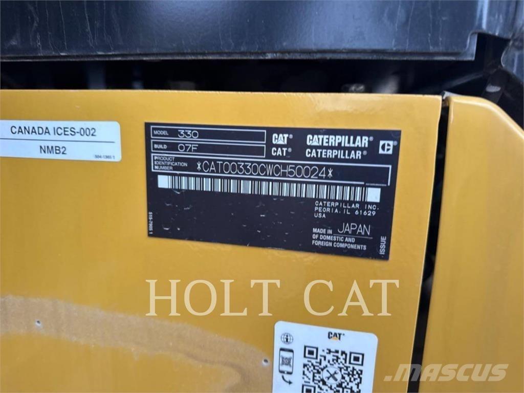 CAT 330 TC Paletli ekskavatörler