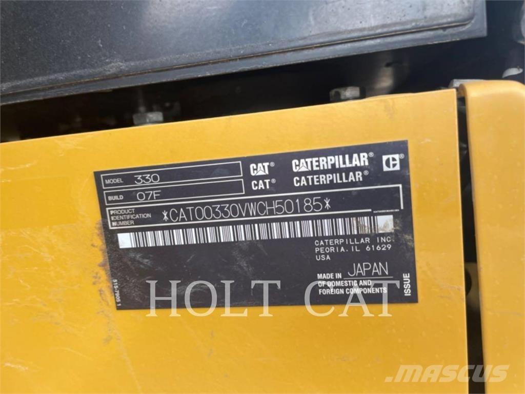 CAT 330 TC Paletli ekskavatörler