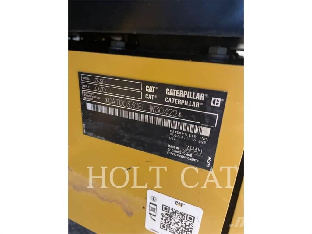 CAT 330 TC3 Paletli ekskavatörler