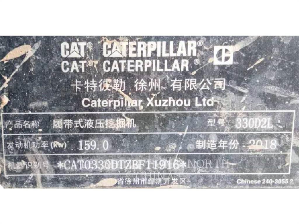 CAT 330D2L Paletli ekskavatörler