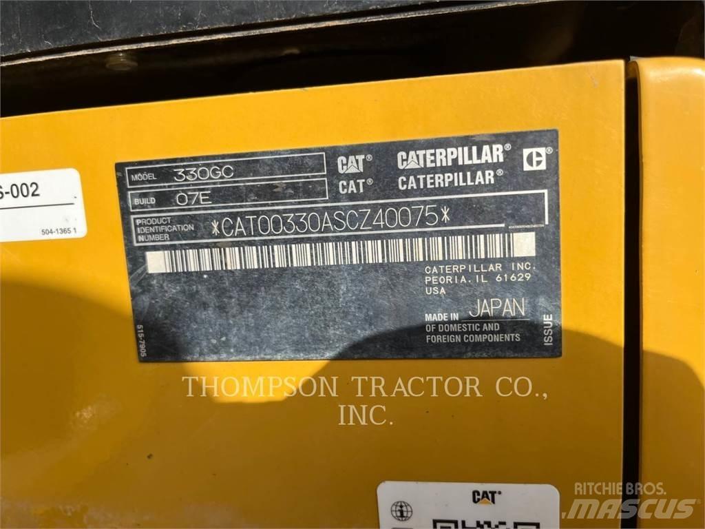 CAT 330GC Paletli ekskavatörler