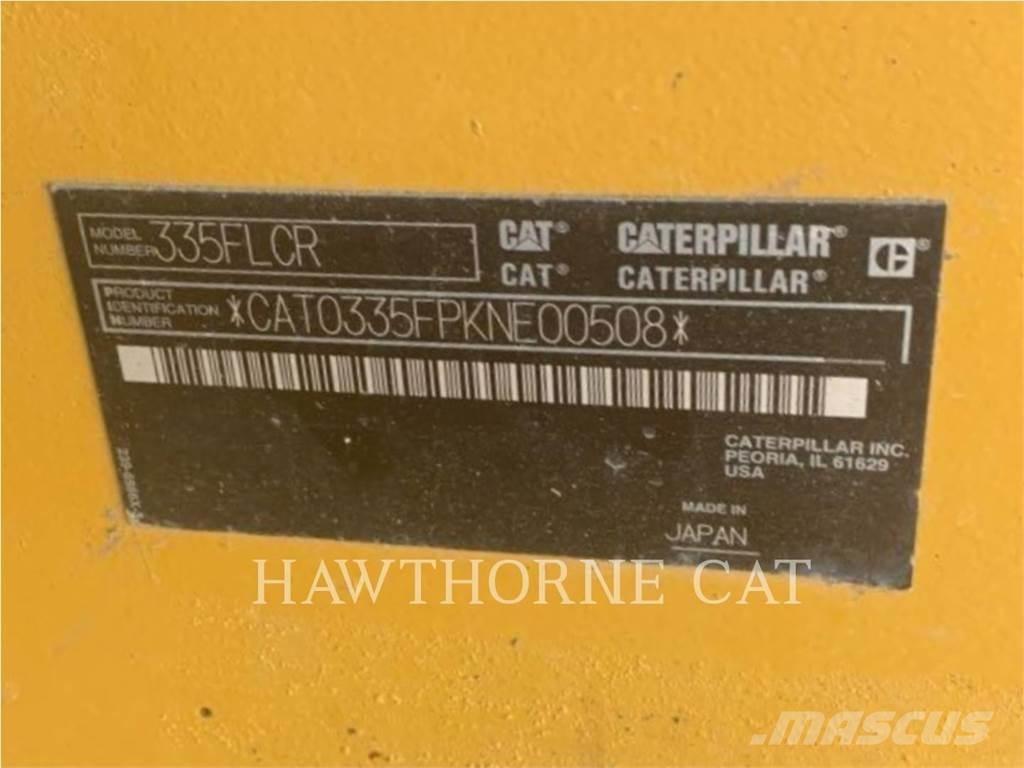 CAT 335F CR Paletli ekskavatörler