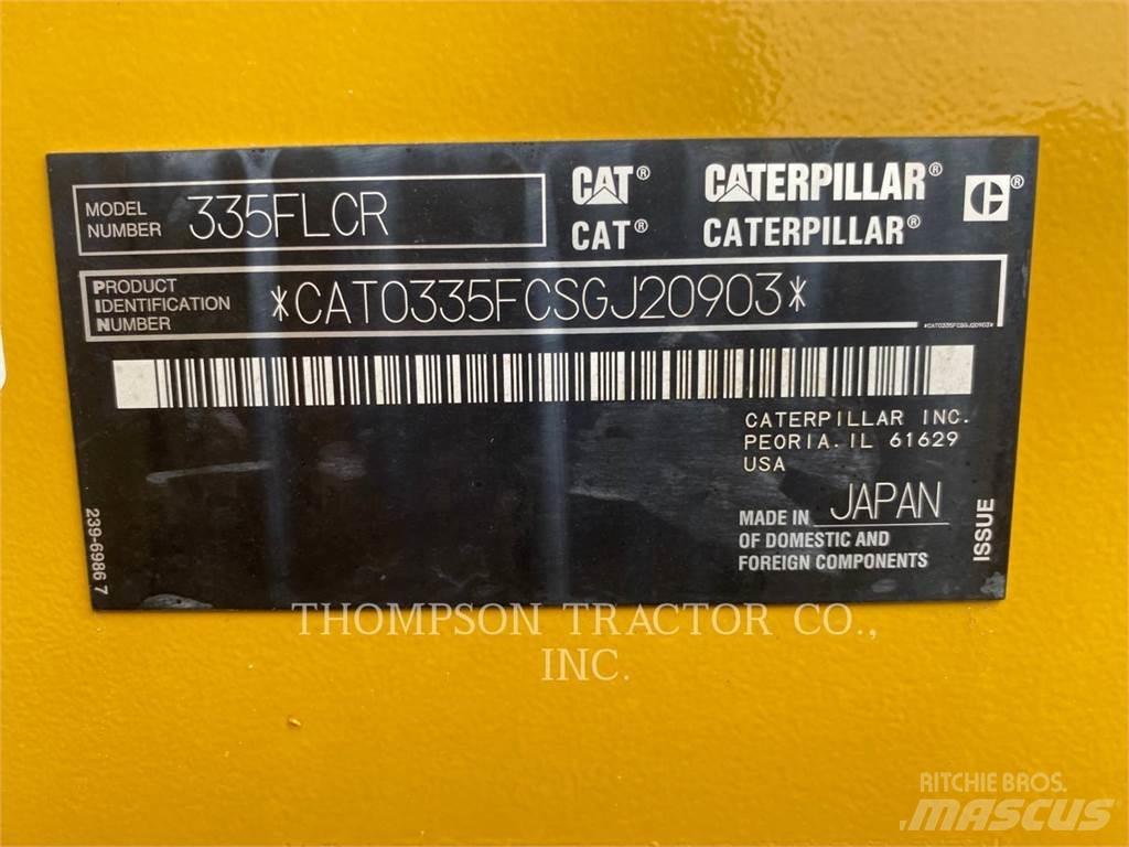 CAT 335FLCR Paletli ekskavatörler