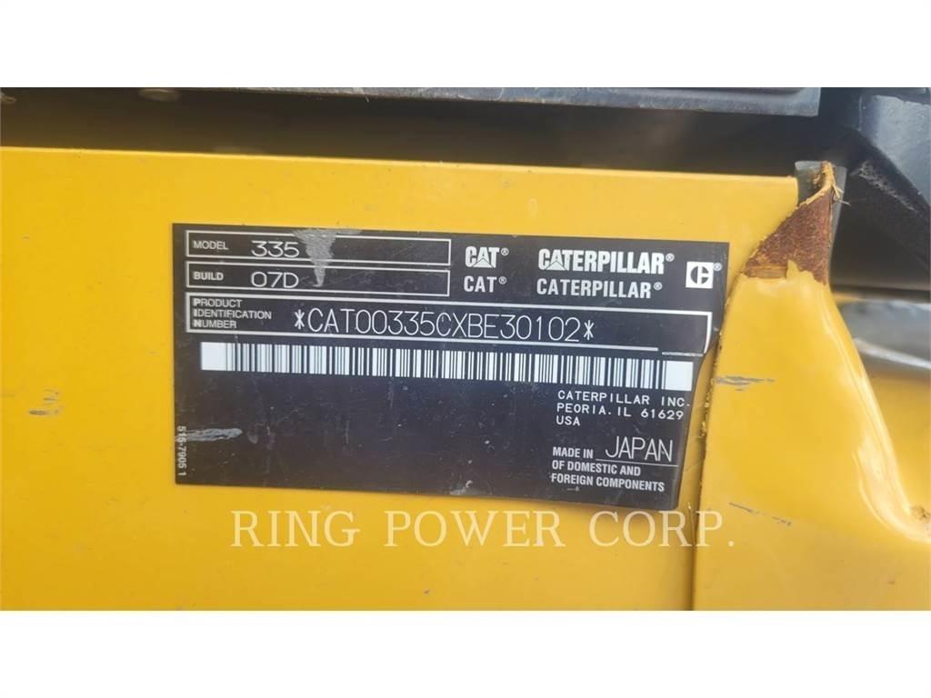 CAT 335QC Paletli ekskavatörler