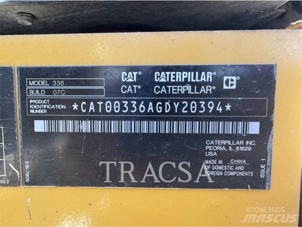 CAT 336 Paletli ekskavatörler