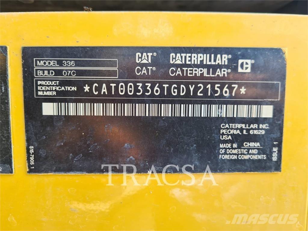 CAT 336 Paletli ekskavatörler