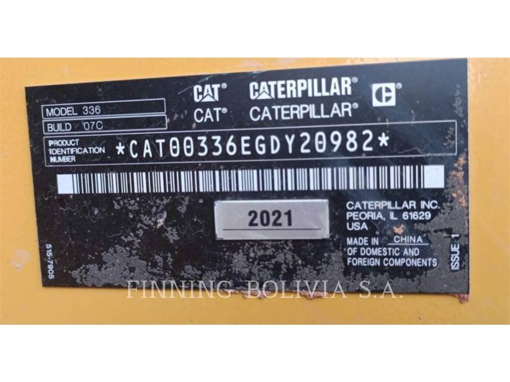 CAT 336-07 Paletli ekskavatörler