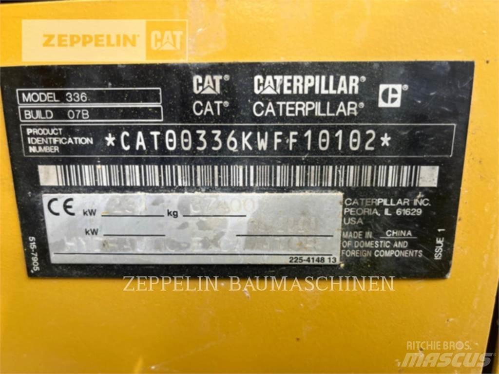 CAT 336-07B Paletli ekskavatörler