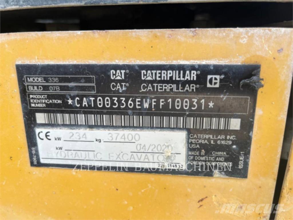 CAT 336-07B Paletli ekskavatörler