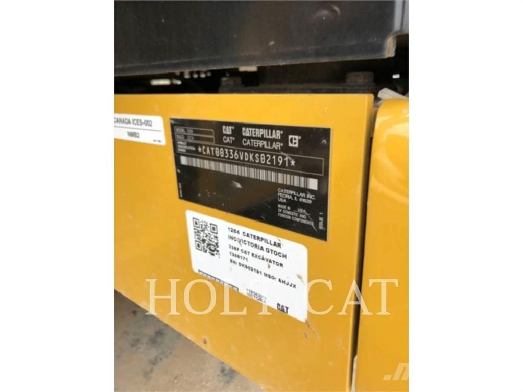 CAT 336 10 TC Paletli ekskavatörler