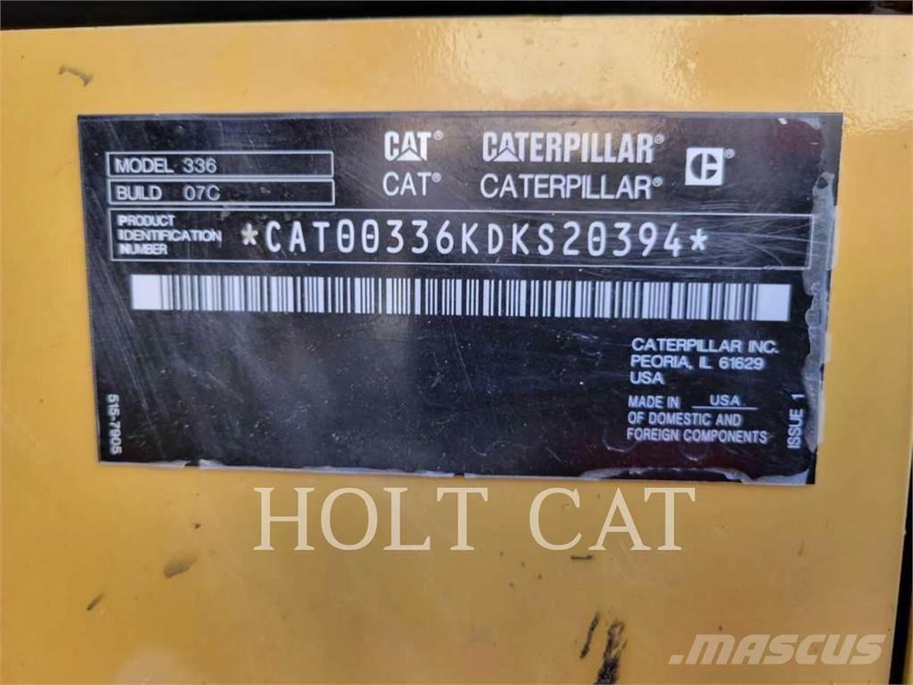 CAT 336 12 TC Paletli ekskavatörler