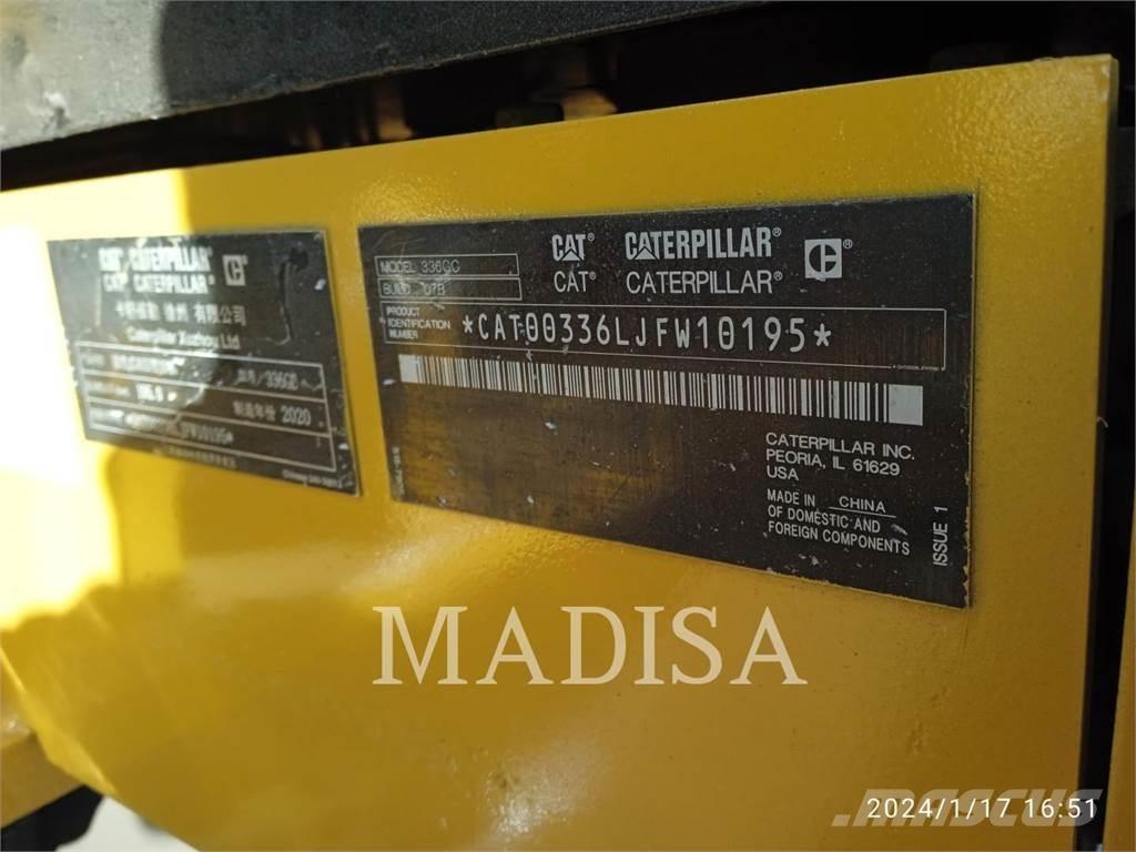 CAT 336 GC Paletli ekskavatörler
