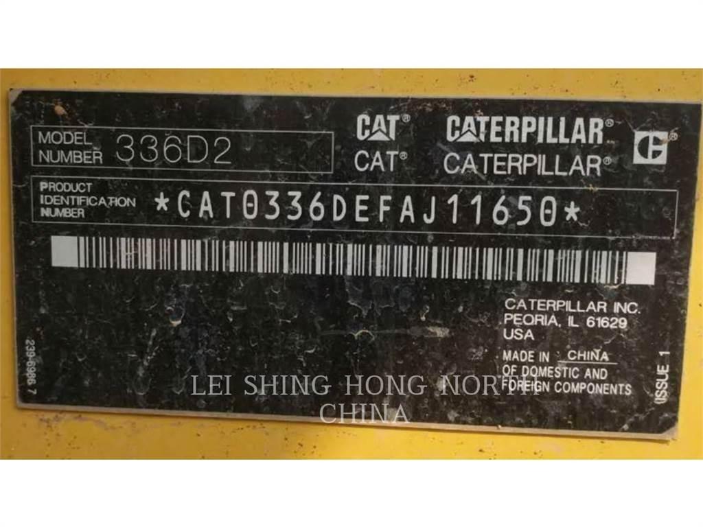 CAT 336D2 Paletli ekskavatörler