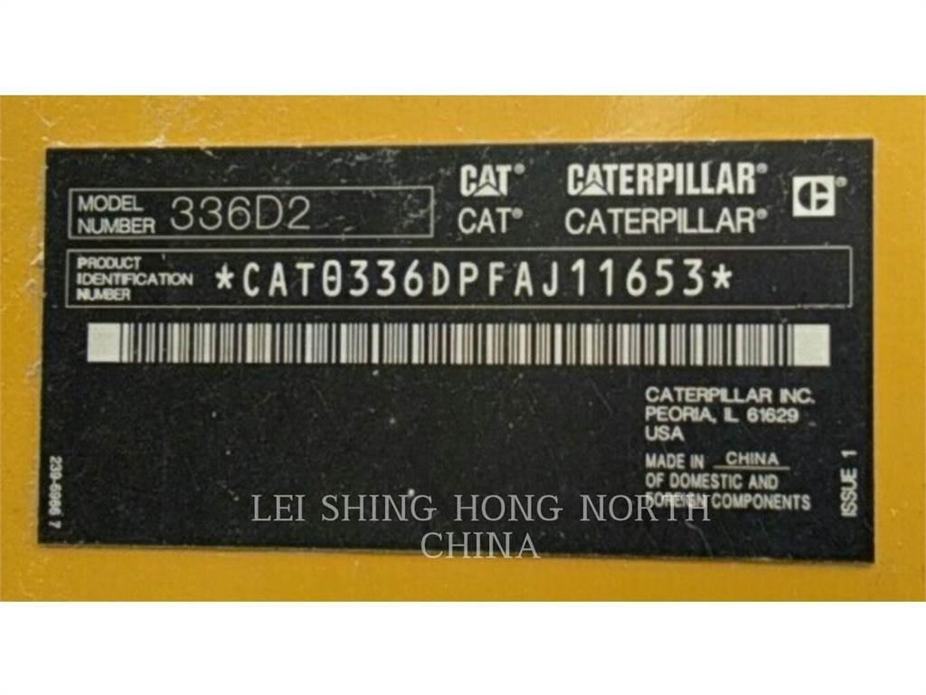 CAT 336D2 Paletli ekskavatörler