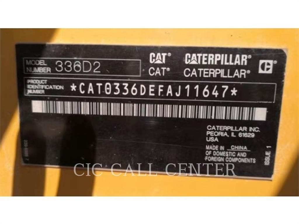 CAT 336D2 Paletli ekskavatörler