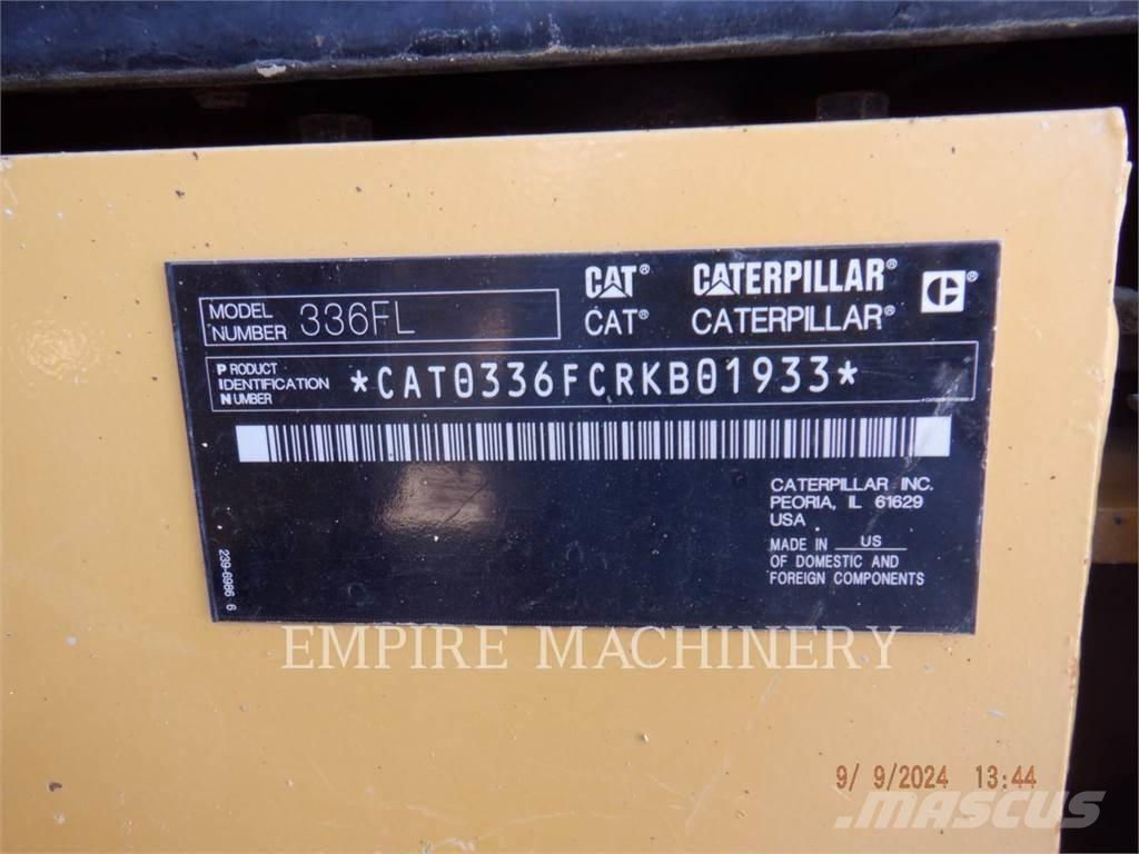 CAT 336FL Paletli ekskavatörler