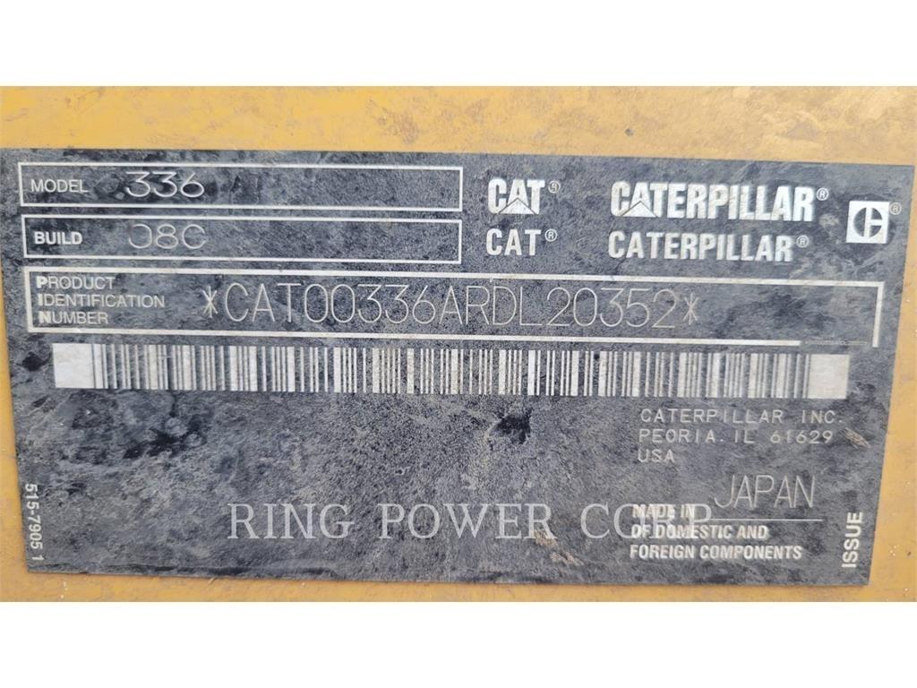 CAT 336HYDTHUM Paletli ekskavatörler