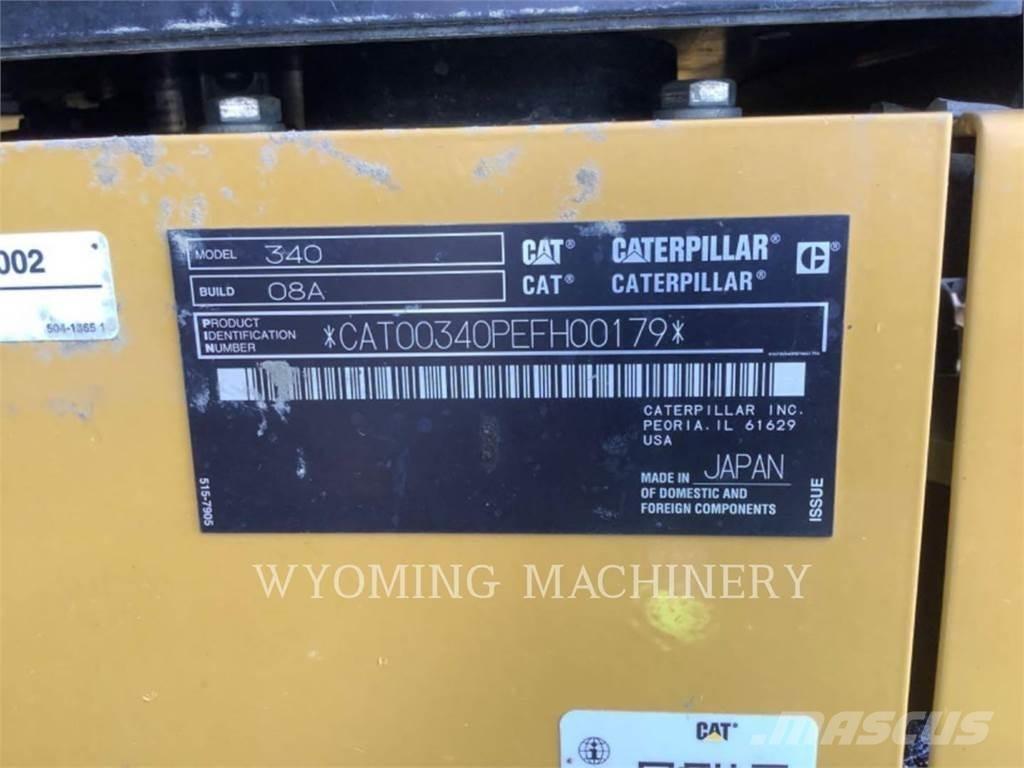 CAT 340 Paletli ekskavatörler