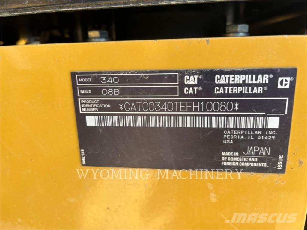 CAT 340 Paletli ekskavatörler