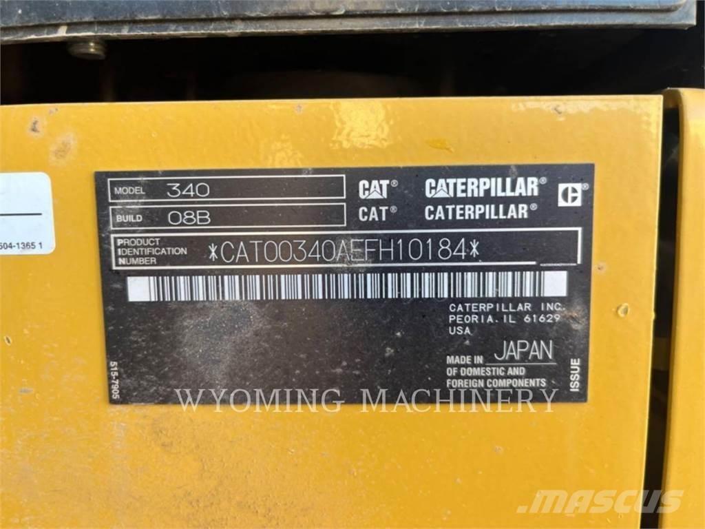 CAT 340 Paletli ekskavatörler
