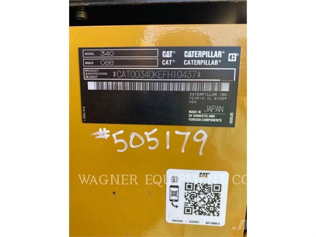 CAT 340 Paletli ekskavatörler