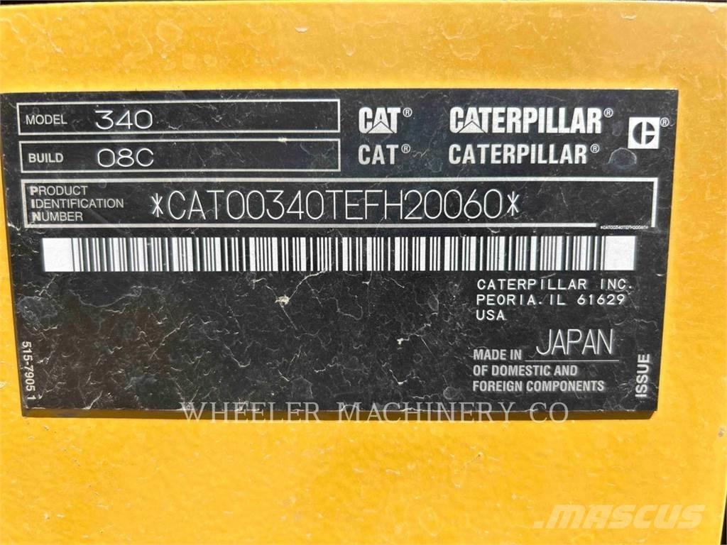 CAT 340 Paletli ekskavatörler