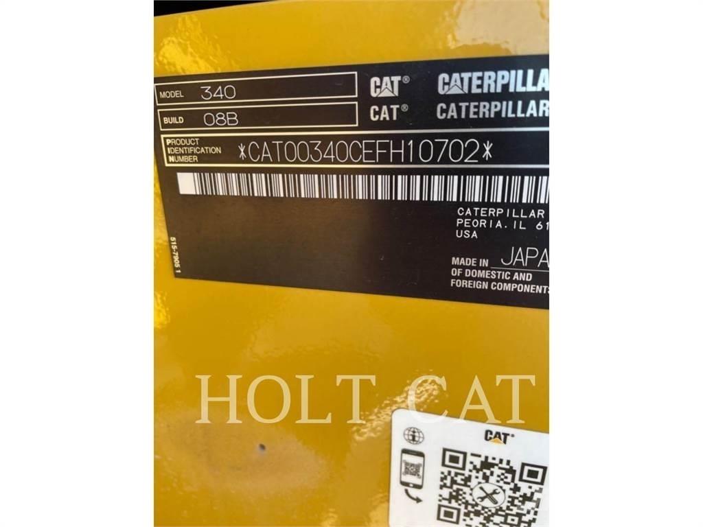 CAT 340 10 TC Paletli ekskavatörler