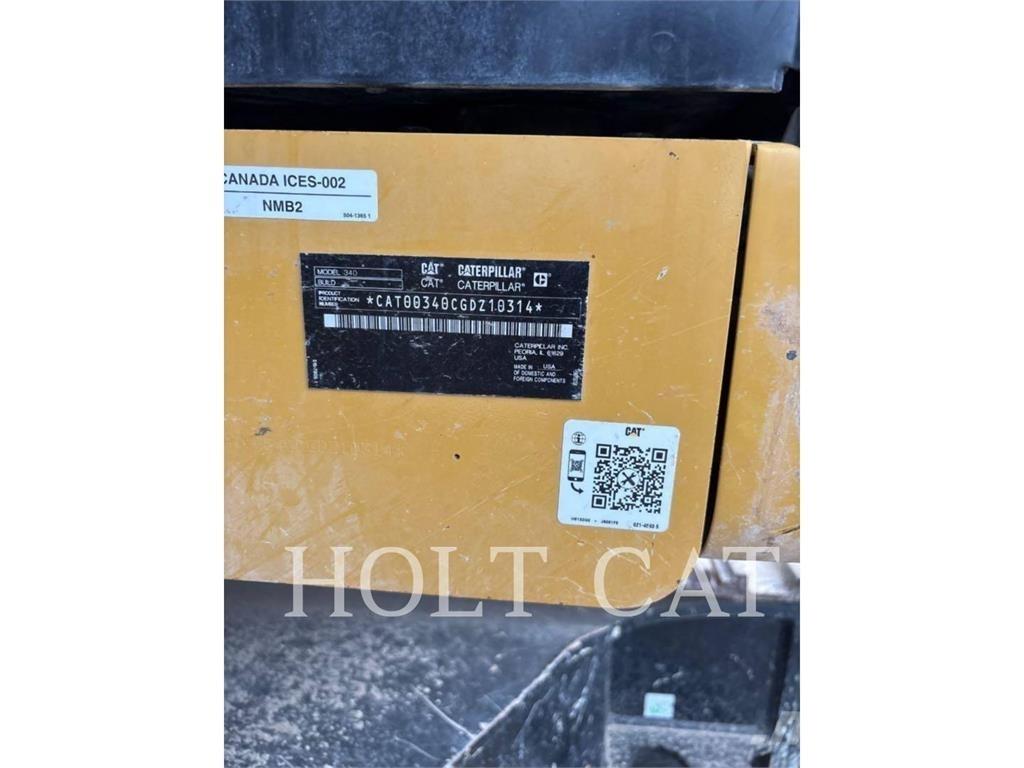 CAT 340 10 TC Paletli ekskavatörler