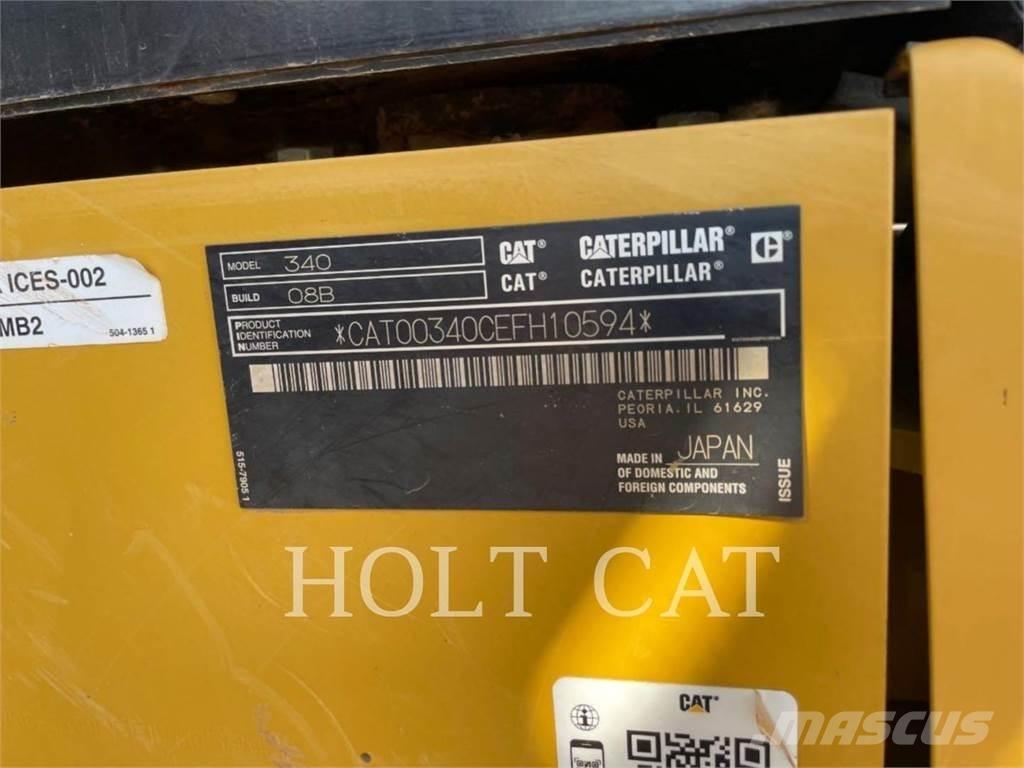CAT 340 12 TC Paletli ekskavatörler