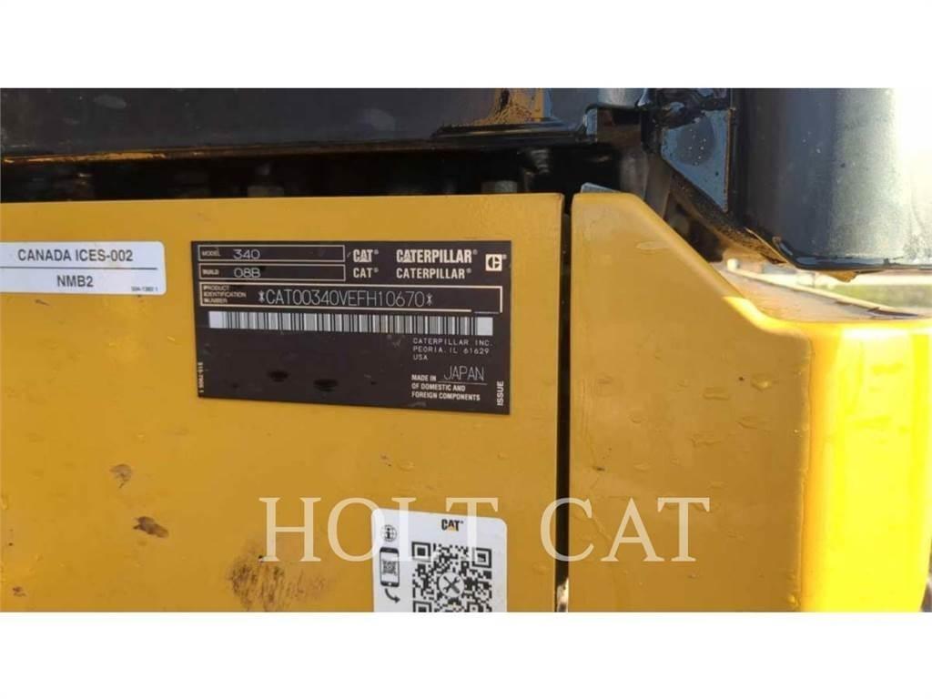 CAT 340 12 TC Paletli ekskavatörler