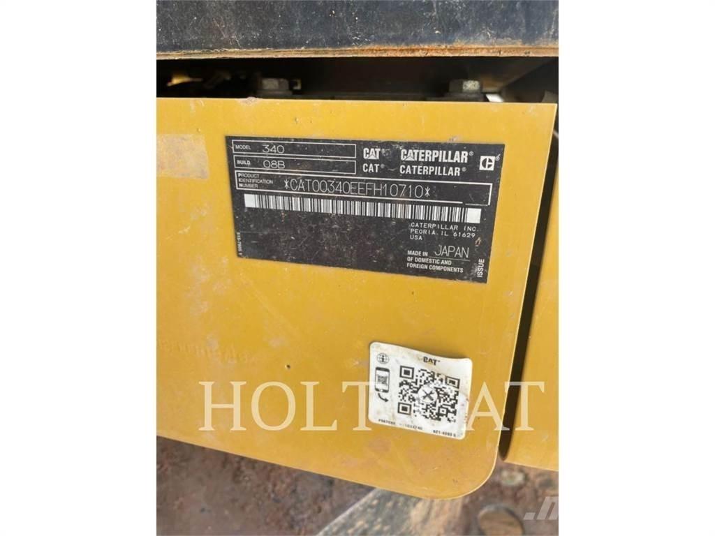 CAT 340 12 TC Paletli ekskavatörler