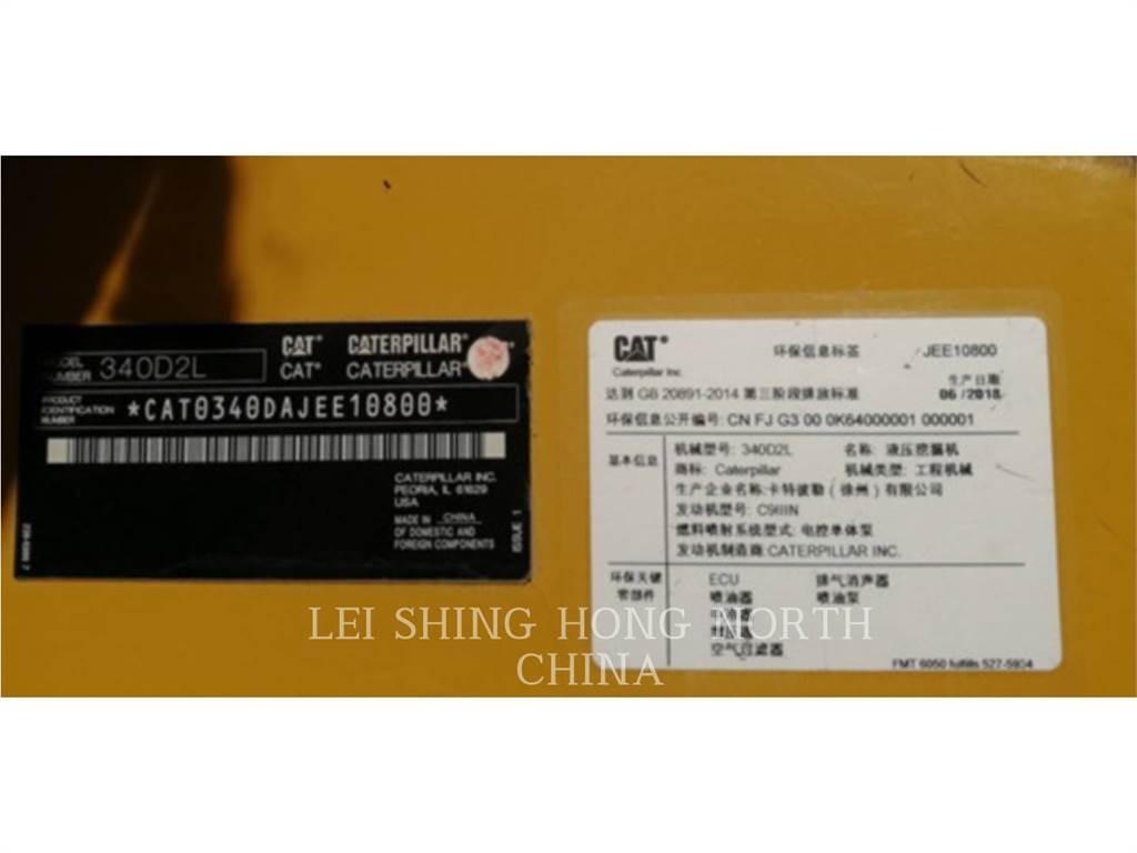 CAT 340D2L Paletli ekskavatörler