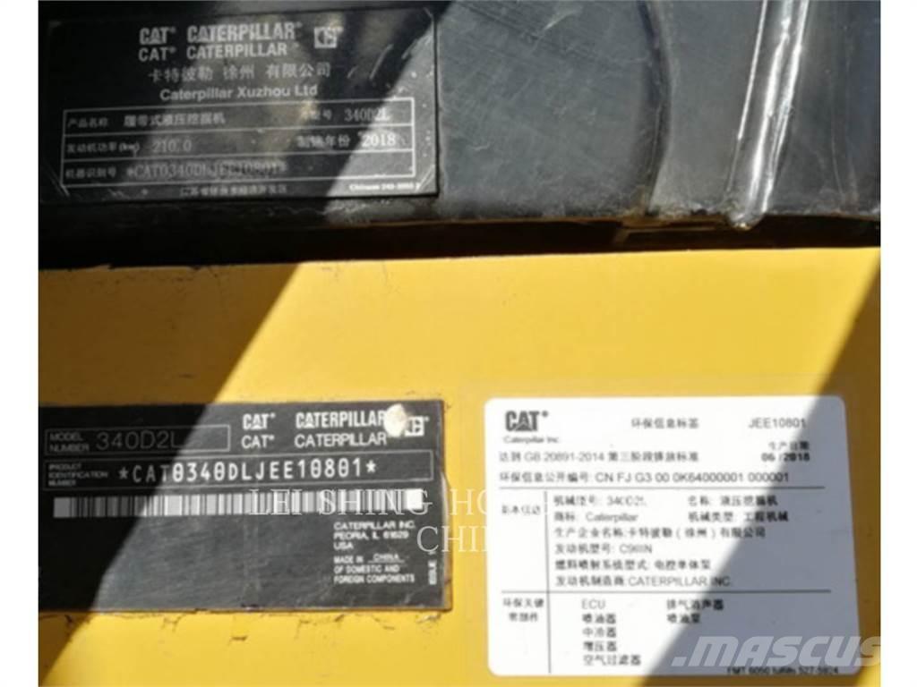 CAT 340D2L Paletli ekskavatörler