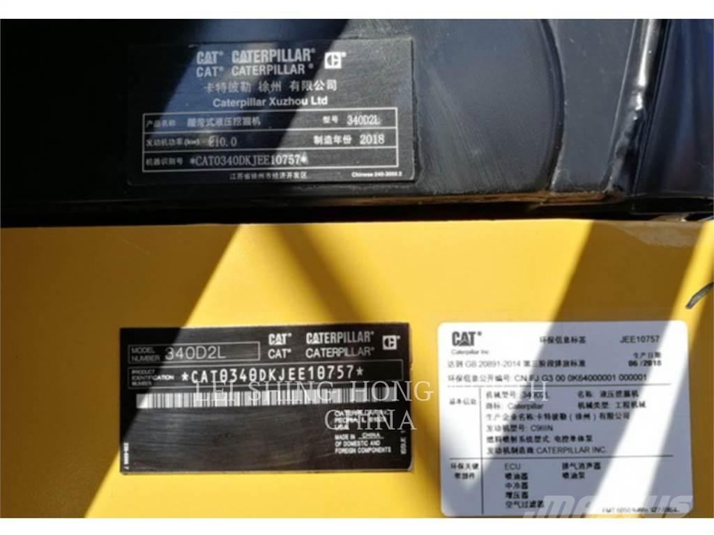CAT 340D2L Paletli ekskavatörler