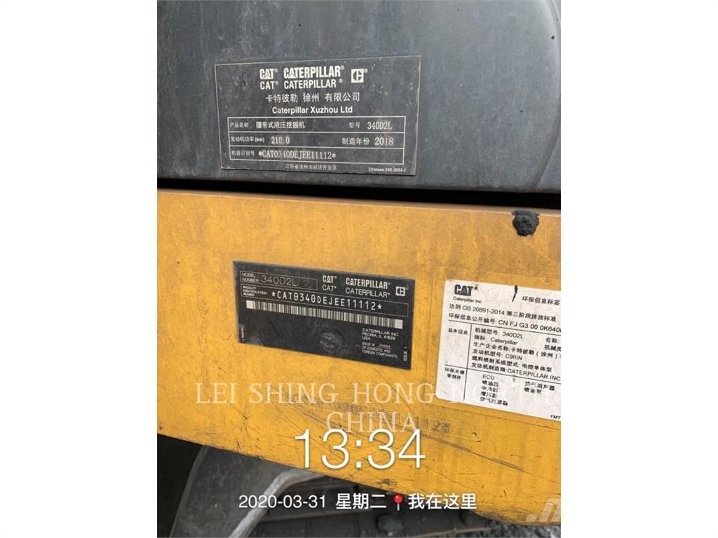 CAT 340D2L Paletli ekskavatörler