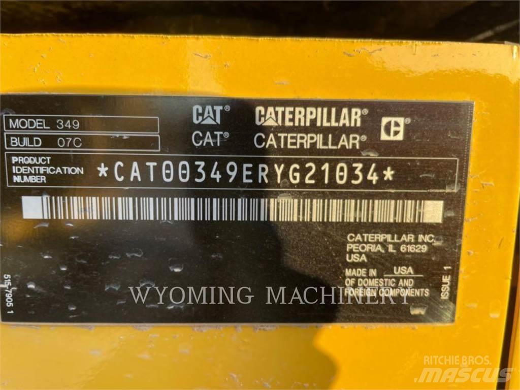 CAT 349 Paletli ekskavatörler